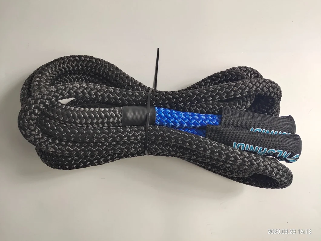 High Tensile Nylon Kinetic Rope Double Braided Recovery Rope for Towing