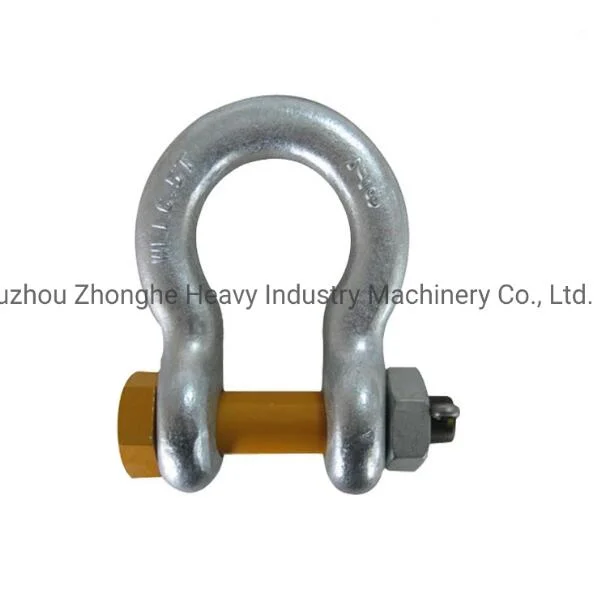 Us Type Hot Dipped Galvanized Carbon Steel Metal D Shackle Steelless European Type