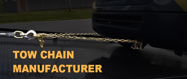 Wholesale Tow Tralier Chain Link Chain with Hooks Drag Chain