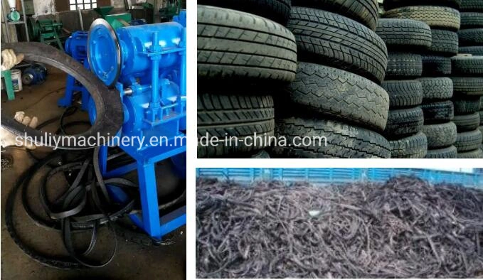 Waste Tire Strip Crushing Cutting Equipment